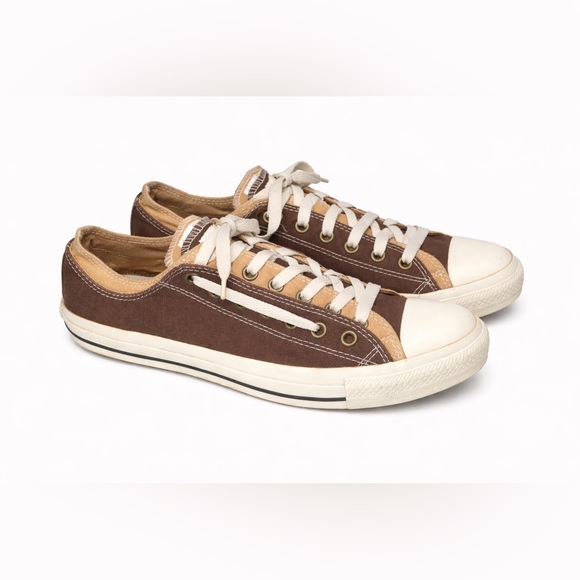 Converse dual brown low tops